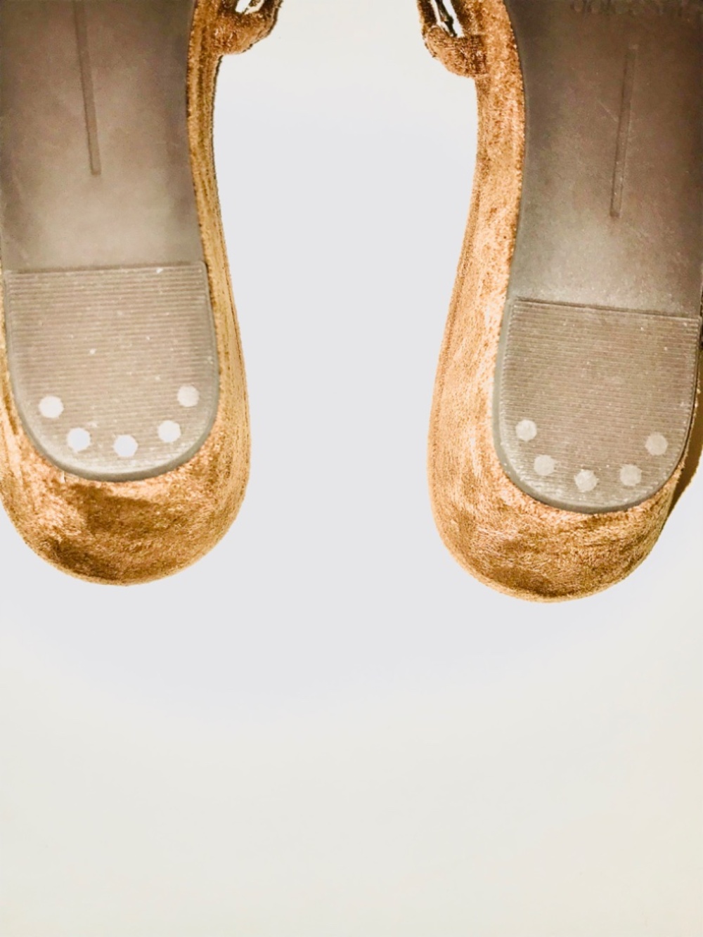 NWT Dolce Vita Quilan Suede Strappy Wedge Sandals Slides Brown Square Toe 6 NIB - Picture 15 of 15